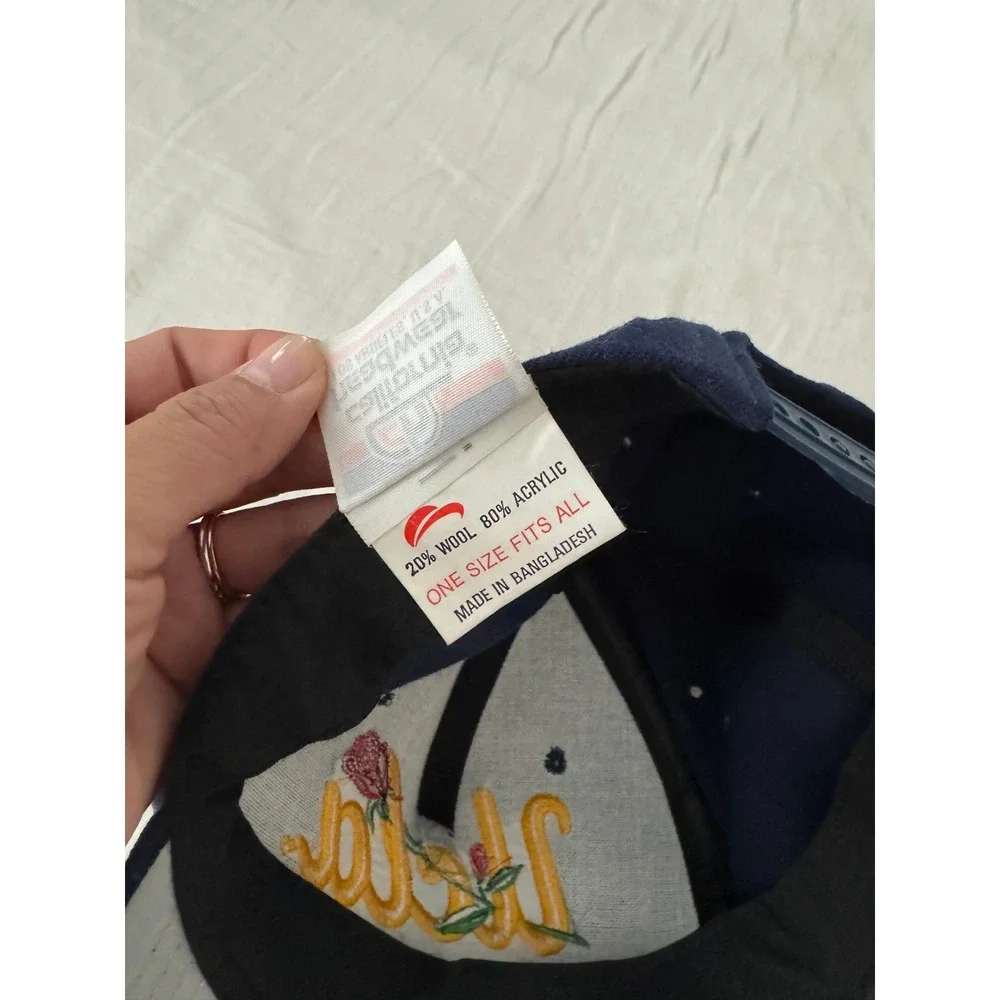 Vintage UCLA 1999 Rose Bowl Snapback Hat Navy Blue California Headwear Mens Cap